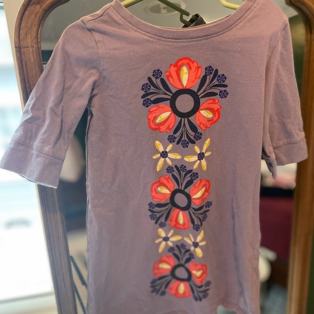 TEA COLLECTION lavender t-shirt dress